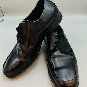 Stacy Adams Black Leather Derby Dress Shoes w. Laces